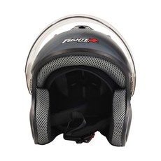 R3A6 全罩式安全帽 含一層護目鏡 ABS材質 重量1350±50g, XL, 水泥藍 + 黑色