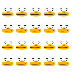 KAKAO FRIENDS 造型橡皮擦, 20個, Tube