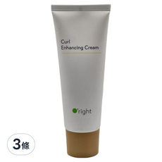 O'right 歐萊德 捲髮造型膜 100mL, Curl Enhancing Cream, 所有髮質適用, 3條