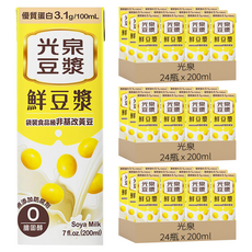 光泉 鮮豆漿, 200ml, 72入