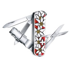 Victorinox瑞士維氏 指甲剪Nail Clip 580 8用瑞士刀 0.6463.840 65mm 瑞士小花圖案, 1個