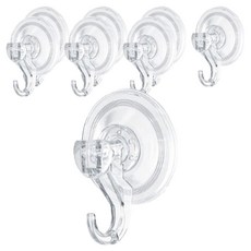 前途光明 免鑽孔吸盤式壁掛掛鉤, 8個, 單一顏色