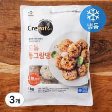 크레잇 도톰동그랑땡 (냉동), 1kg, 3개