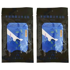 DR.GRANDMA 阿嬤的配方 木柵鐵觀音黑足貼 腳酸適用，舒緩足部疲勞，改善睡眠品質，天然草本呵護雙足, 2個, 1入