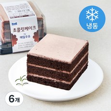 매일우유 초콜릿 케이크 (냉동), 100g, 6개
