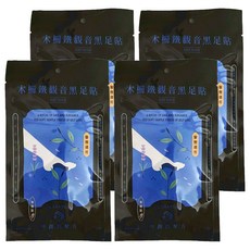 DR.GRANDMA 阿嬤的配方 木柵鐵觀音黑足貼 腳酸適用 舒緩疲勞, 4個, 1入