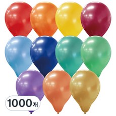 펄 라운드 풍선 30cm, 랜덤발송, 1000개 랜덤발송, 1000개