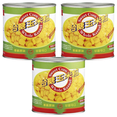 台糖 玉米粒罐頭, 340g, 3罐
