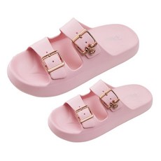 Disney 迪士尼 兒童款米妮厚底防水鬆鬆拖鞋 122169C