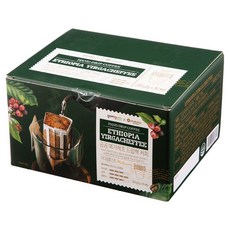 gomgom 衣索比亞濾掛式咖啡 耶加雪菲 Set 中度烘焙, 8g, 36包, 1盒