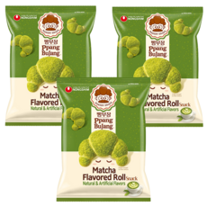 NONGSHIM 農心 麵包部長 抹茶牛奶味可頌造型餅乾, 55g, 3個