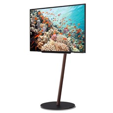 월 이동식 TV 스탠드 세븐 스탠드 하이, 1개, WLTVL5238(월넛)