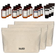 NARD 旅行盥洗 5款組+化妝包, 3組