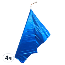 요리를그리다 다용도 고리 비닐봉투 신선한파랑 7호 40L 55 x 73 cm, 4개, 100개입, 특특대(XXL) 이상