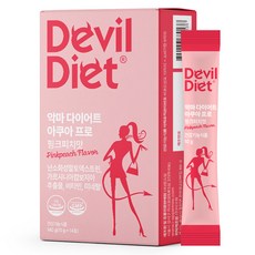 Devil Diet Aqua Pro粉紅桃子口味藤黃果 14入, 140g, 1個