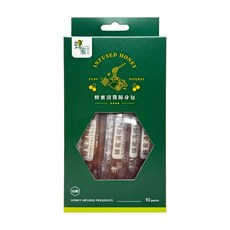 Mr.HONEY 蜂蜜先生 蜂蜜漬檸檬隨身包, 24g, 10條, 1盒