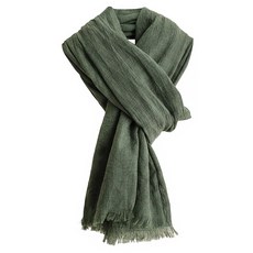 varvisu 素色純棉圍巾