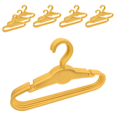 迪士尼 維尼 台灣製 浮雕兒童塑膠衣架 DN049901 衣物收納, 10支