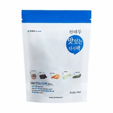 韓爸田園日記 粉碎型美味昆布兒童高湯包 含鯷魚、昆布、蝦子、海帶、蘿蔔等多種營養成分, 80g, 1包