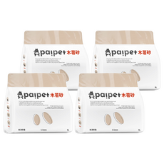 paipet 木薯砂 純植物貓砂, 6L, 4包, 純淨奶香