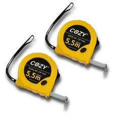 羅茨自動捲尺黃色 + 黑色 25mm x 5.5m, 2個