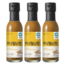대상 청정원 피넛월남쌈 소스, 240g, 3개