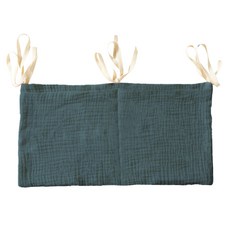 床邊收納掛袋 多用途新生兒床邊收納袋, 深綠色, 1個