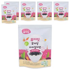 Pure Eat 幼兒海苔酥, 21g, 海苔, 6袋