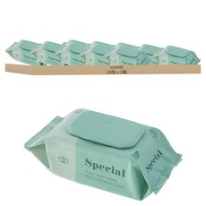 comet Baby Special系列 嬰幼兒濕紙巾 掀蓋式 加厚型, 80張, 10包