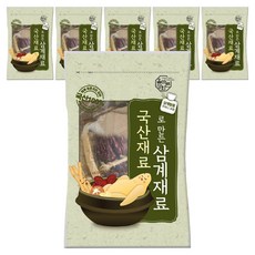 使用國產食材製作的參雞食材, 100g, 6個