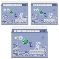 OCBON 本恩 親膚棉款蝶翼超薄衛生棉, 夜用型(33cm), 10片, 3包