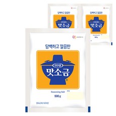 미원 맛소금, 500g, 3개