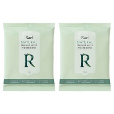 Rael 私密處清潔紙巾, 47g, 2個