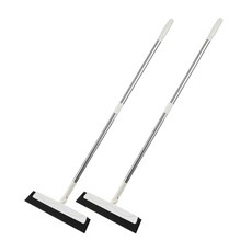 comet 兩用地板刮刀, 銀色 + 白色, 2入