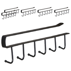 minono 米諾諾 櫥櫃隔板六聯鉤 27 x 1.3 x 7cm, 112789, 6個