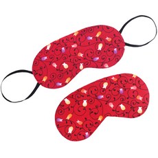 Green Life草本熱敷眼罩+眼罩套 紅色, 1套