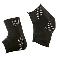 Lo at lo 高彈力腳踝護具, 黑色, 2個