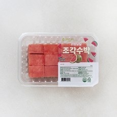 올바른과일 조각수박, 2개, 1kg