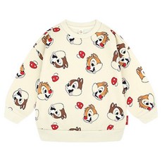 milkmile 兒童款迪士尼奇奇蒂蒂蘑菇大學T恤