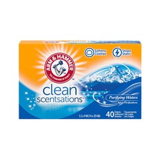 ARM&HAMMER 柔軟香衣紙 清新香, 40張, 衣物柔軟, 防止靜電, 1盒