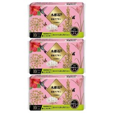 HiBIS 木槿花 日用草本暖宮衛生棉, 24cm, 10片, 3包