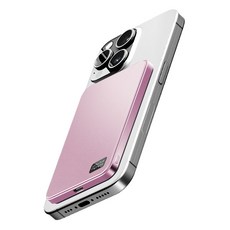 조이트론 맥세이프 울트라 슬림 초경량 고속충전 보조배터리 5000mAh 멀티단자, MiniMax50, 핑크