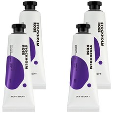 더프트앤도프트 시그니처 퍼퓸 핸드크림 스톡홀름로즈, 50ml, 4개