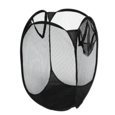 하이제이비 접이식 매쉬 빨래바구니, 블랙