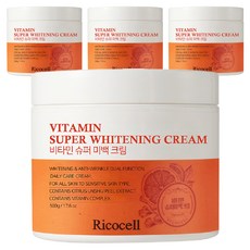 Ricocell 維他命超級亮白霜, 500g, 4罐