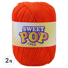 Sweet Pop 編織線 90g, 08 胡蘿蔔紅