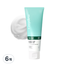 이지듀 클리어 BHA 페이셜 클렌저, 100ml, 6개