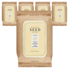 더페이스샵 망고씨드 실크보습 소프트 클렌징 티슈, 50개입, 5개