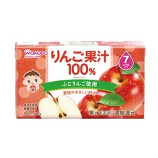 WAKODO 和光堂 100%蘋果汁 125ml x 3瓶, 375ml, 1組