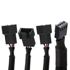 Neon 台灣霓虹 電腦主板 4P溫控1分3風扇延長線 271mm 方便擴充風扇 優化散熱, 1條